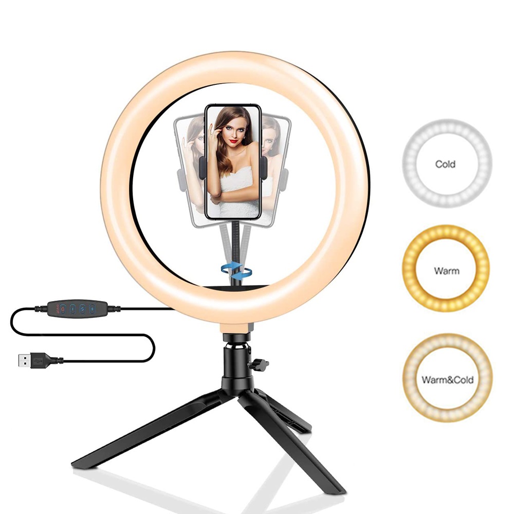 Photography Lighting Game - 26 سنتيمتر 10 بوصة Led حلقة