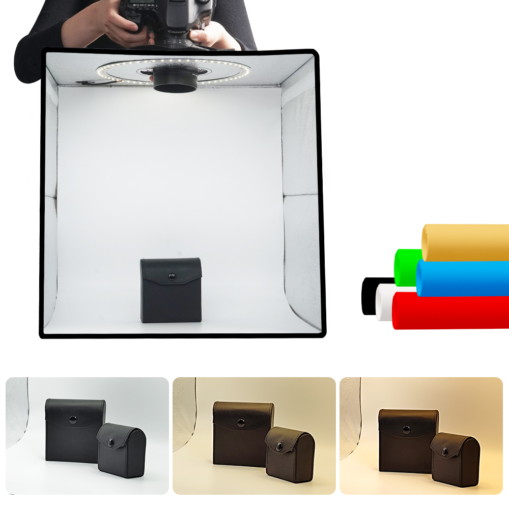 Photography Lighting Kit Portable - Lightdow عكس الضوء صندوق الصور مصباح