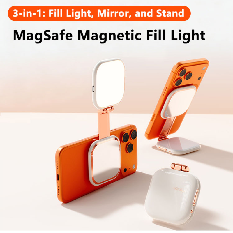 ضوء حلقي مغناطيسي 3 في 1 للسيل - مراجعة Photography Mobile Lighting وسعره