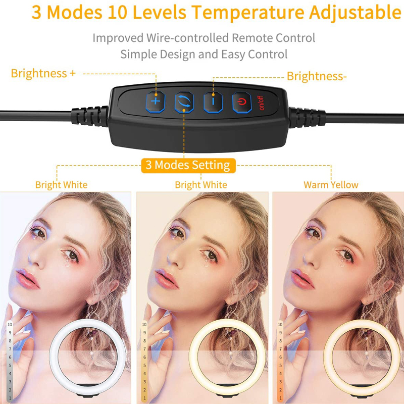 إضاءة حلقية للسيلفي مقاس 10 بو - مراجعة Photography Lighting Description وسعره