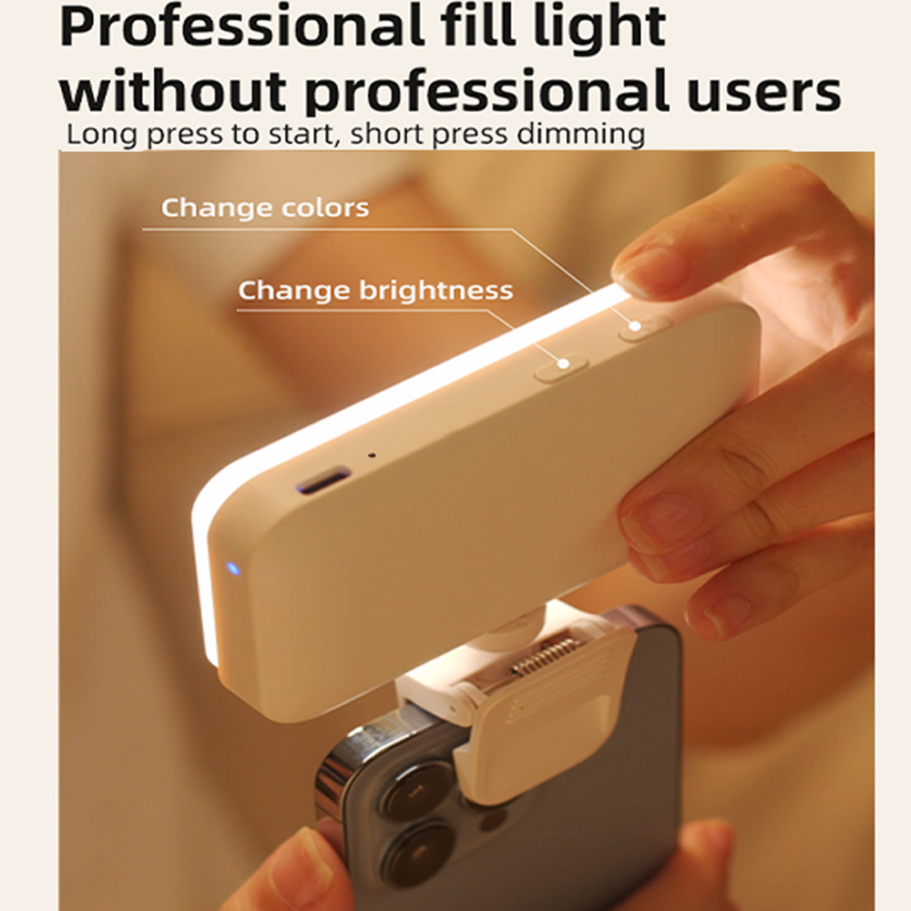 جيب LED ضوء السيلفي آيفون باد  - مراجعة Photography Mobile Lighting وسعره